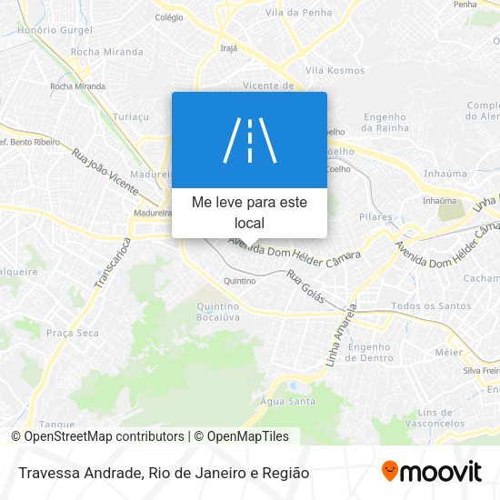 Travessa Andrade mapa