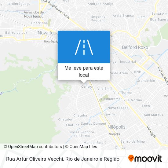 Rua Artur Oliveira Vecchi mapa