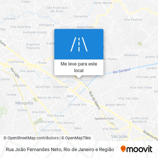 Rua João Fernandes Neto mapa