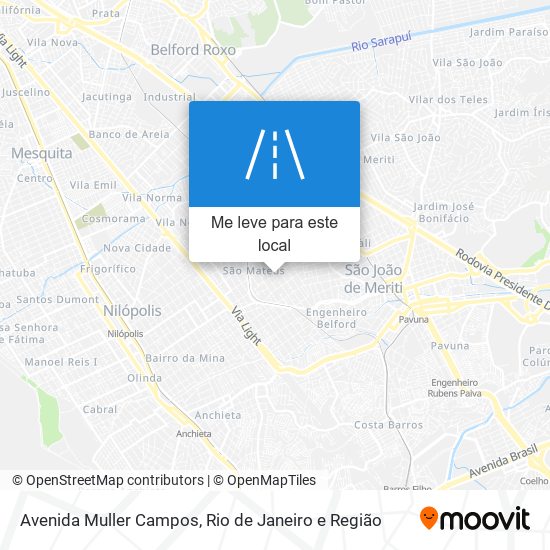 Avenida Muller Campos mapa