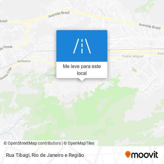 Rua Tibagi mapa