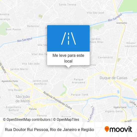 Rua Doutor Rui Pessoa mapa