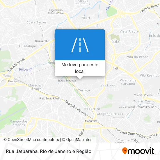 Rua Jatuarana mapa
