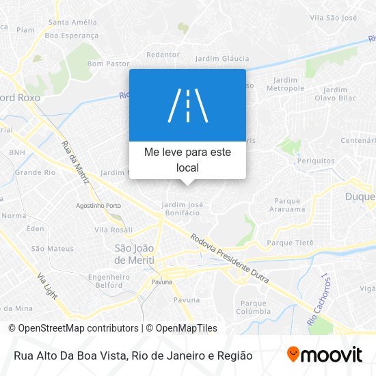 Rua Alto Da Boa Vista mapa