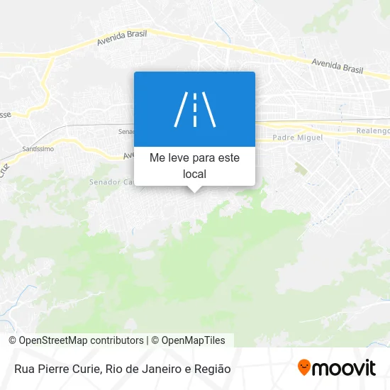 Rua Pierre Curie mapa