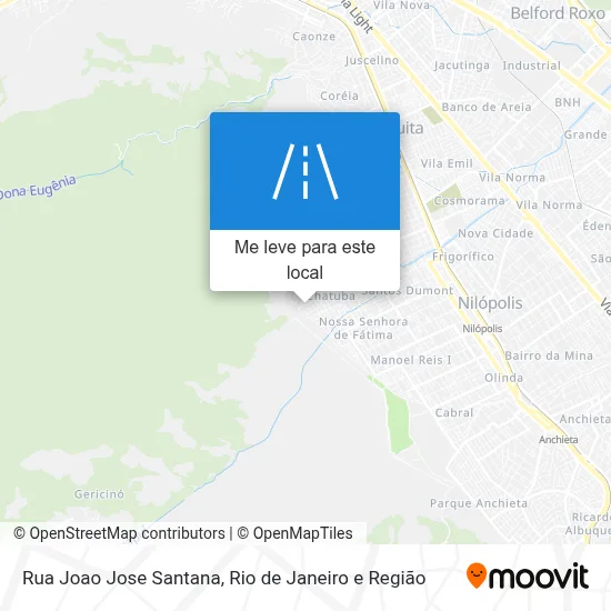 Rua Joao Jose Santana mapa