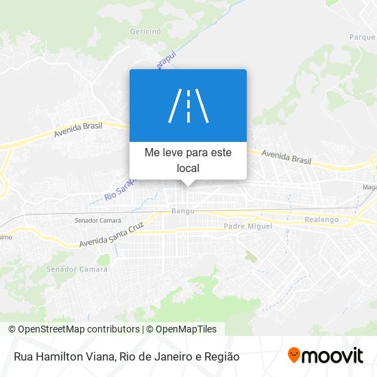 Rua Hamilton Viana mapa