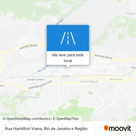 Rua Hamilton Viana mapa