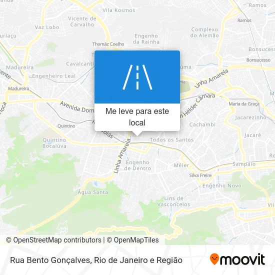 Rua Bento Gonçalves mapa