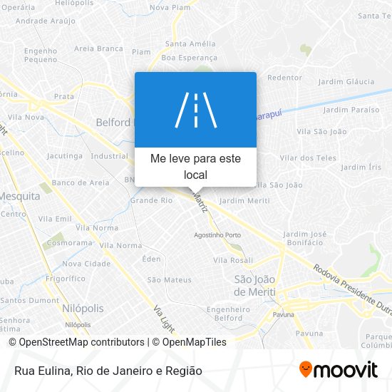 Rua Eulina mapa