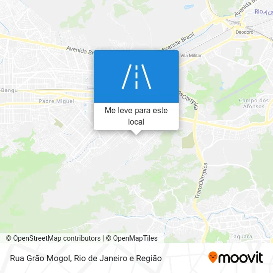 Rua Grão Mogol mapa