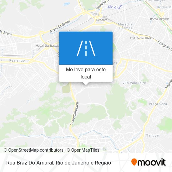Rua Braz Do Amaral mapa