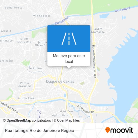 Rua Itatinga mapa
