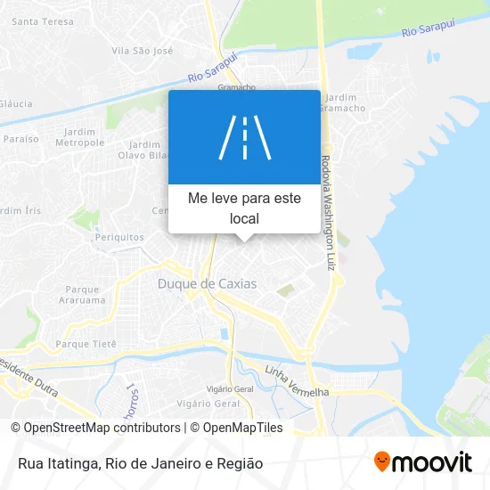 Rua Itatinga mapa