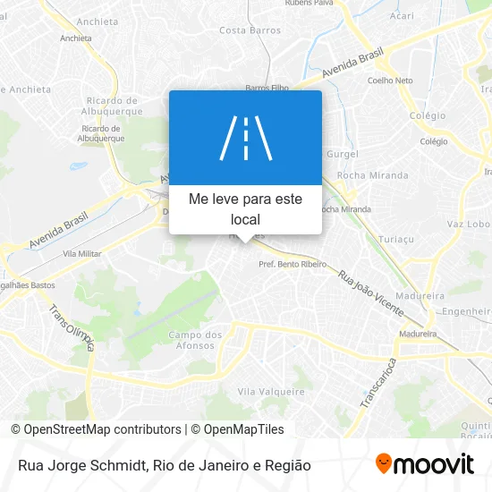 Rua Jorge Schmidt mapa