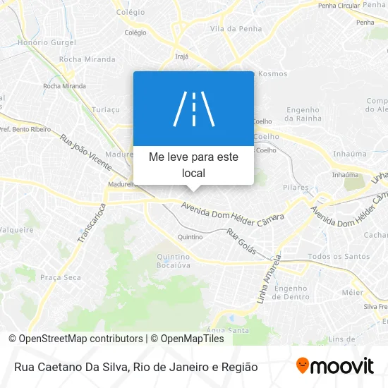 Rua Caetano Da Silva mapa