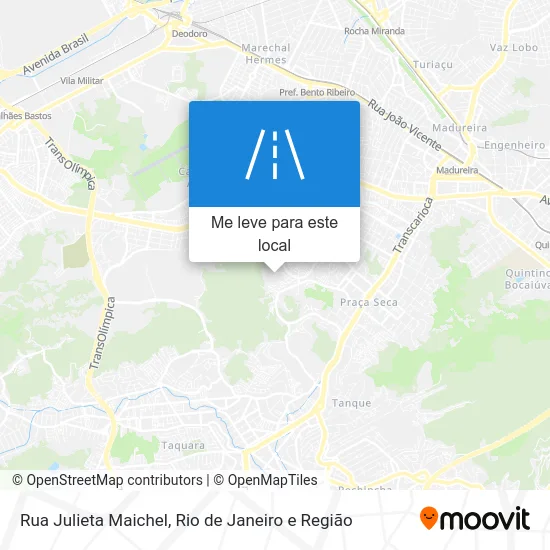 Rua Julieta Maichel mapa
