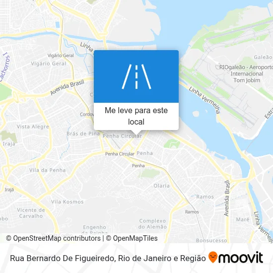 Rua Bernardo De Figueiredo mapa