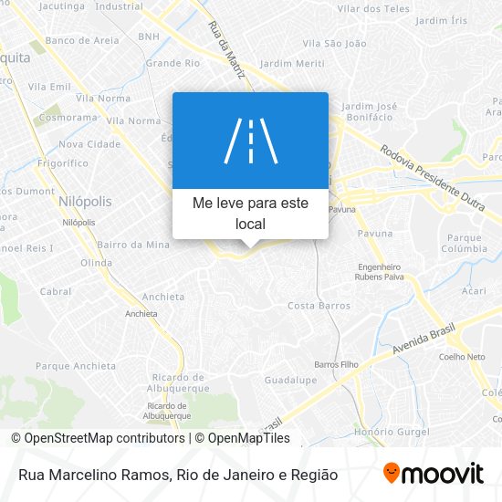 Rua Marcelino Ramos mapa