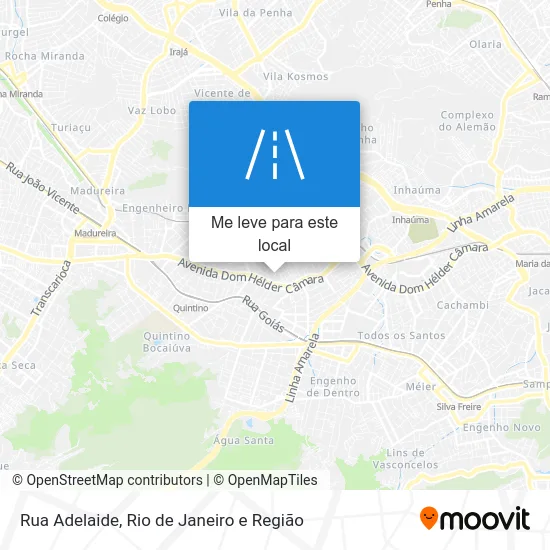 Rua Adelaide mapa