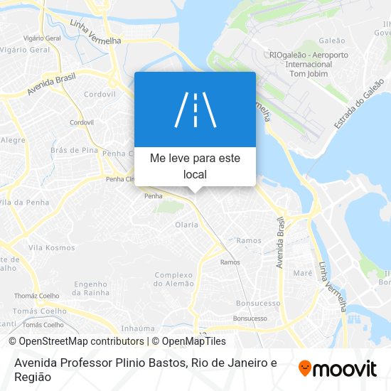 Avenida Professor Plinio Bastos mapa