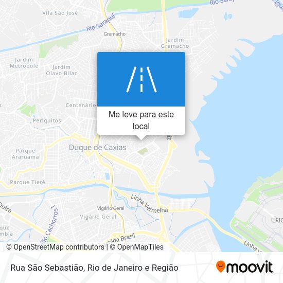 Rua Sāo Sebastiāo mapa