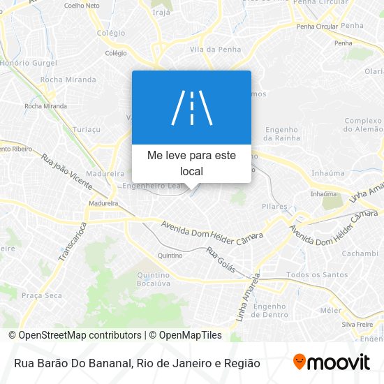 Rua Barão Do Bananal mapa