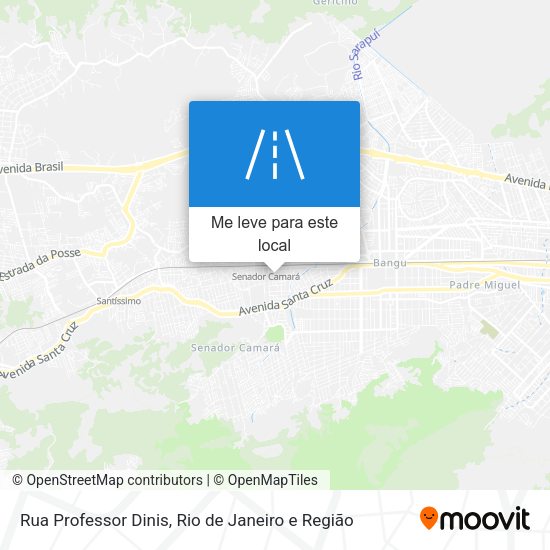 Rua Professor Dinis mapa