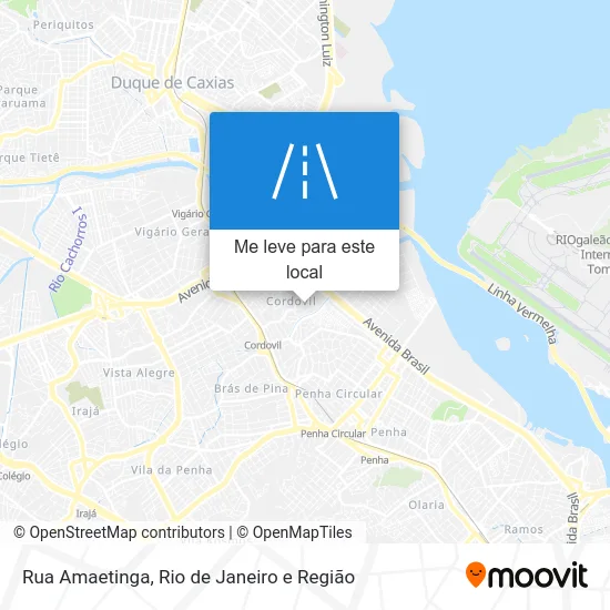 Rua Amaetinga mapa