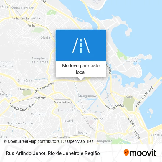 Rua Arlindo Janot mapa
