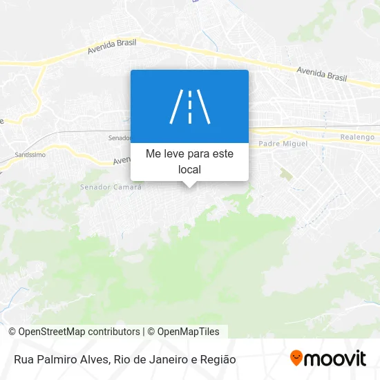 Rua Palmiro Alves mapa