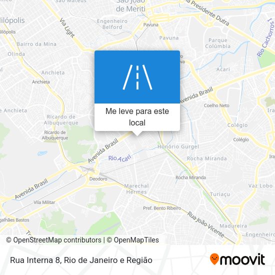 Rua Interna 8 mapa