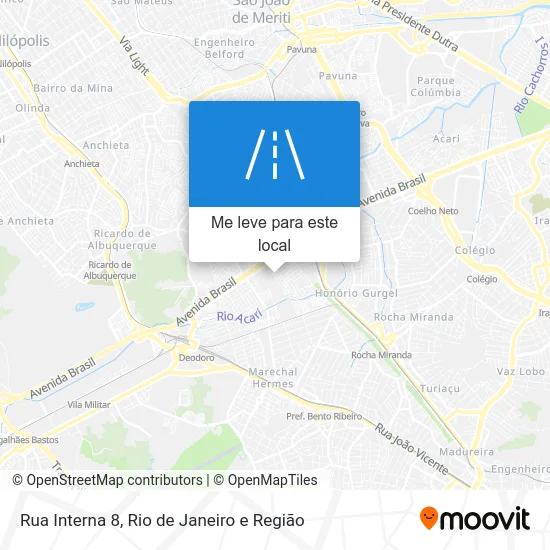 Rua Interna 8 mapa