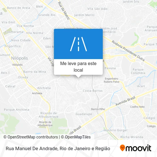 Rua Manuel De Andrade mapa