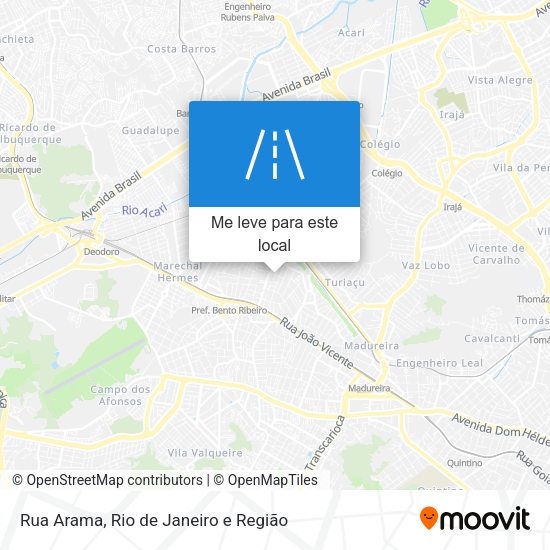 Rua Arama mapa