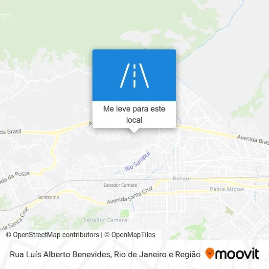 Rua Luís Alberto Benevides mapa