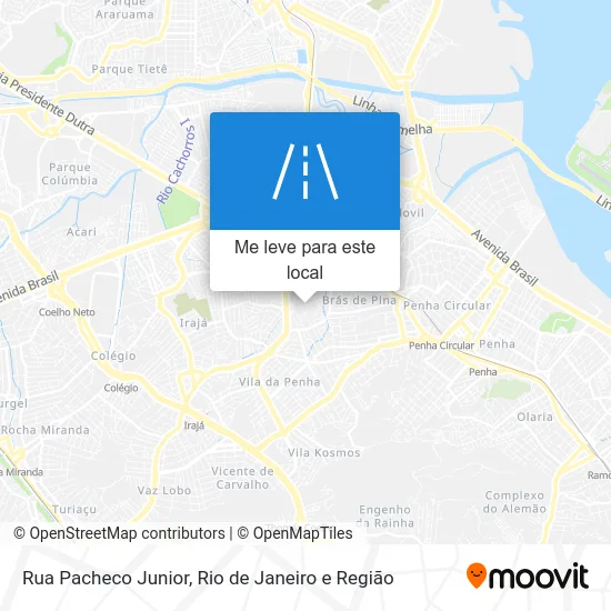 Rua Pacheco Junior mapa