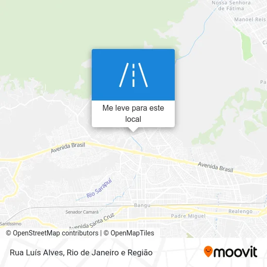 Rua Luís Alves mapa
