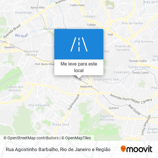 Rua Agostinho Barbalho mapa