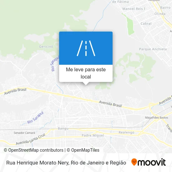 Rua Henrique Morato Nery mapa