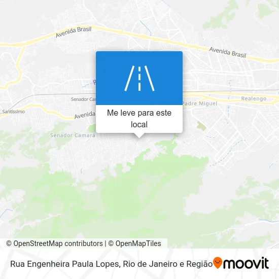 Rua Engenheira Paula Lopes mapa