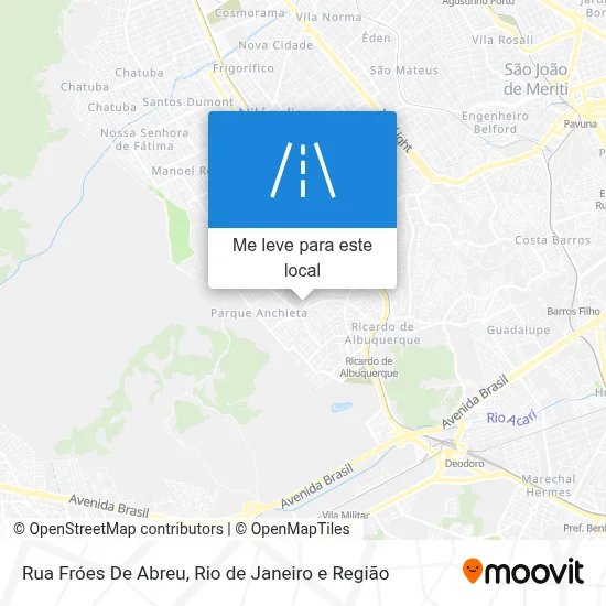 Rua Fróes De Abreu mapa