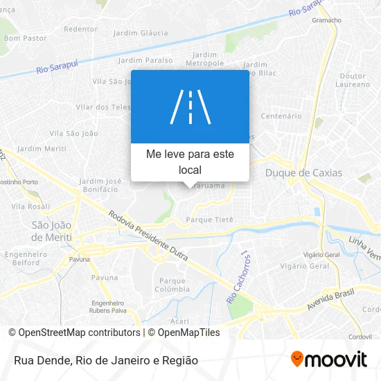 Rua Dende mapa