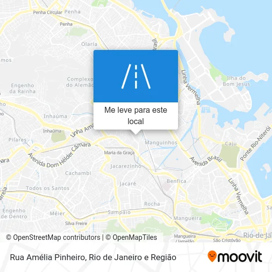 Rua Amélia Pinheiro mapa