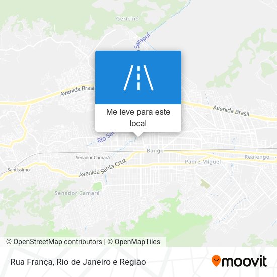 Rua França mapa