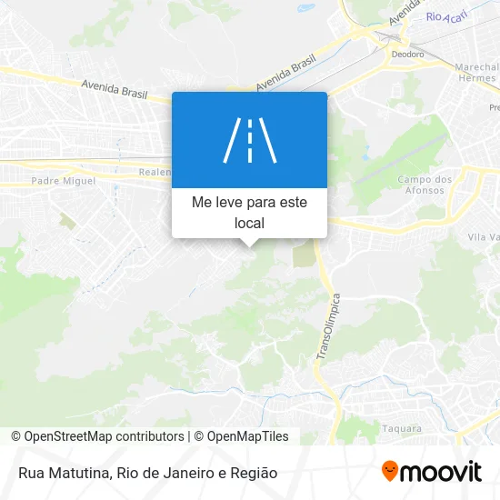 Rua Matutina mapa