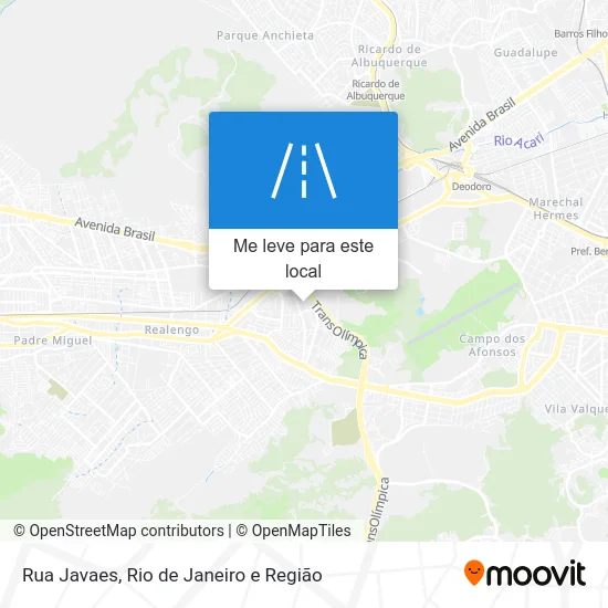 Rua Javaes mapa