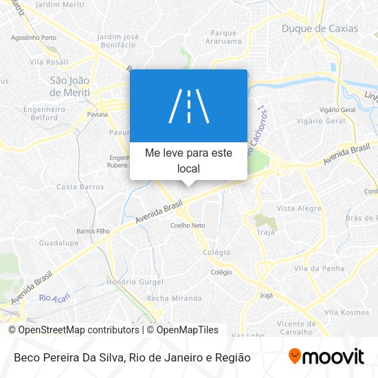 Beco Pereira Da Silva mapa