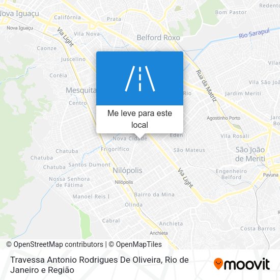 Travessa Antonio Rodrigues De Oliveira mapa