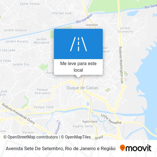 Avenida Sete De Setembro mapa